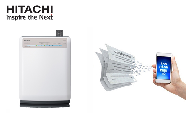 cách check bảo hành máy lọc không khí Hitachi