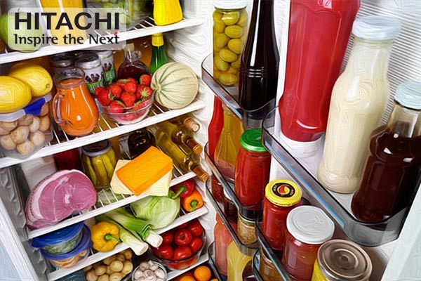 dự trữ quá nhiều thức ăn trong tủ lạnh