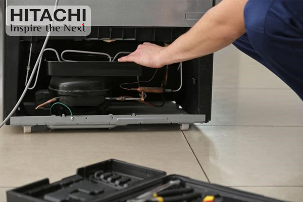 khắc phục tủ lạnh Hitachi báo lỗi F1 04
