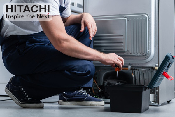 quy trình sửa chữa tủ lạnh Hitachi tại nhà