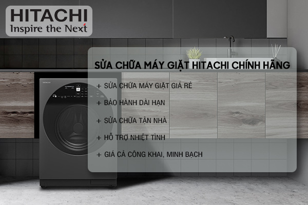 sửa chữa máy giặt Hitachi