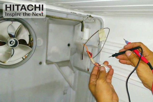 khắc phục lỗi tủ lạnh Hitachi không chạy quạt gió